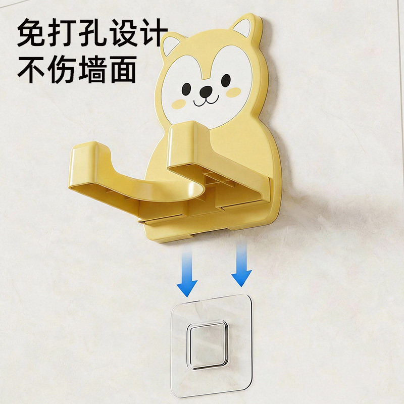 贝凯吹风机置物架懒人风筒支架吹风机收纳免打孔卡通萌趣吹风支架,淘宝优惠券,粉丝福利购,淘宝优惠卷