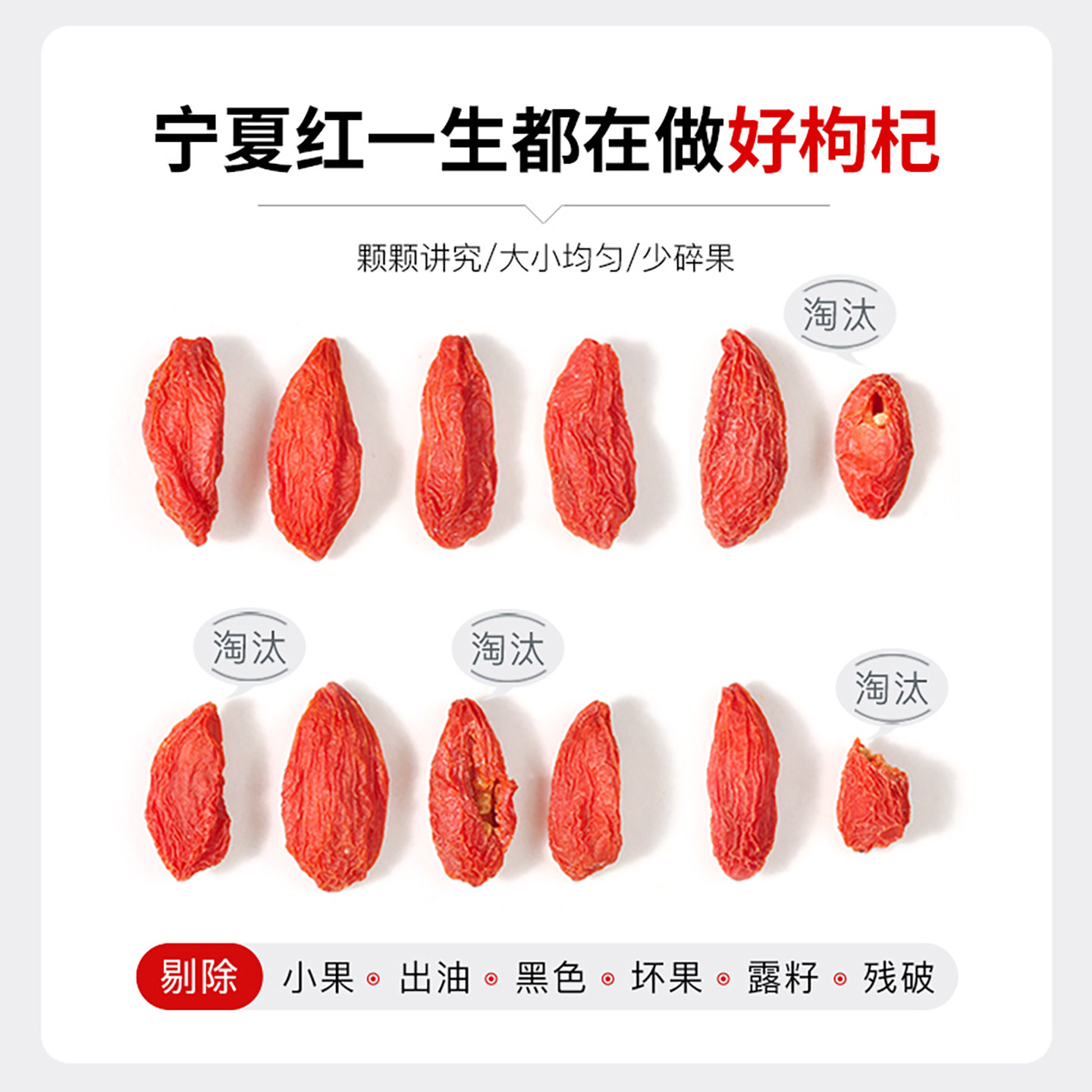 宁夏红杞都枸杞子无硫熏染枸杞干特级正宗中宁枸杞官方旗舰店250g