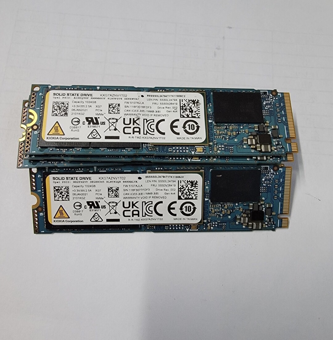 Xg7 1t 固态硬盘 东芝 铠侠 笔记本电脑 台式机拆机 ssd nvme m.2 - 图1