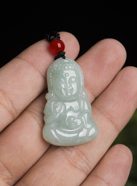 天然缅甸a货翡翠儿童小孩宝宝佛
