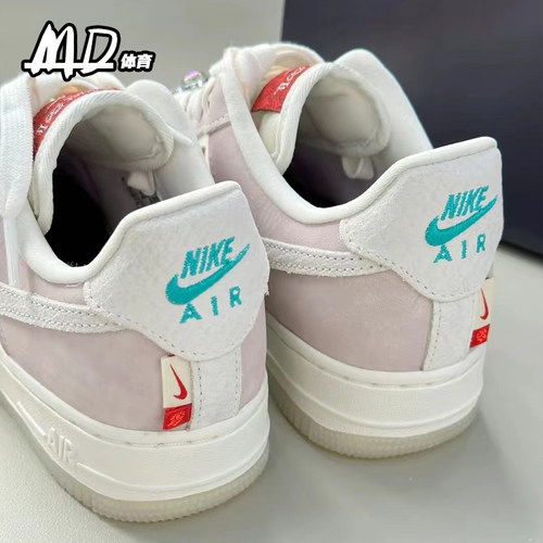 耐克NIKE Air Force 1 Low AF1空军一号米粉男女款板鞋FZ5066-111 - 图2