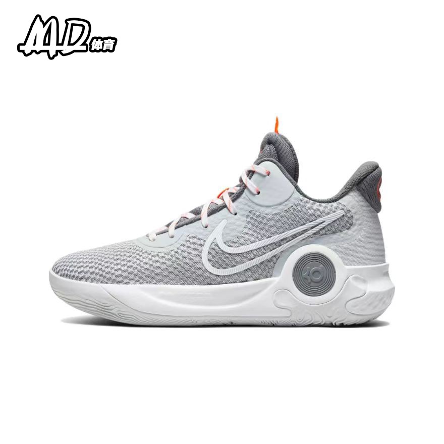 耐克NIKE KD Trey 5 EP 杜兰特5 白灰男中帮实战篮球鞋CW3402-011 - 图3