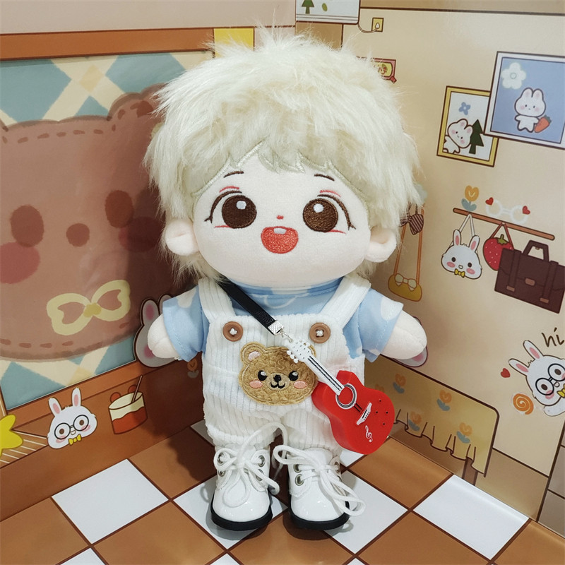 张极原创棉花娃娃甜豆几20cm明星公仔玩偶毛绒节日礼品现货玩具