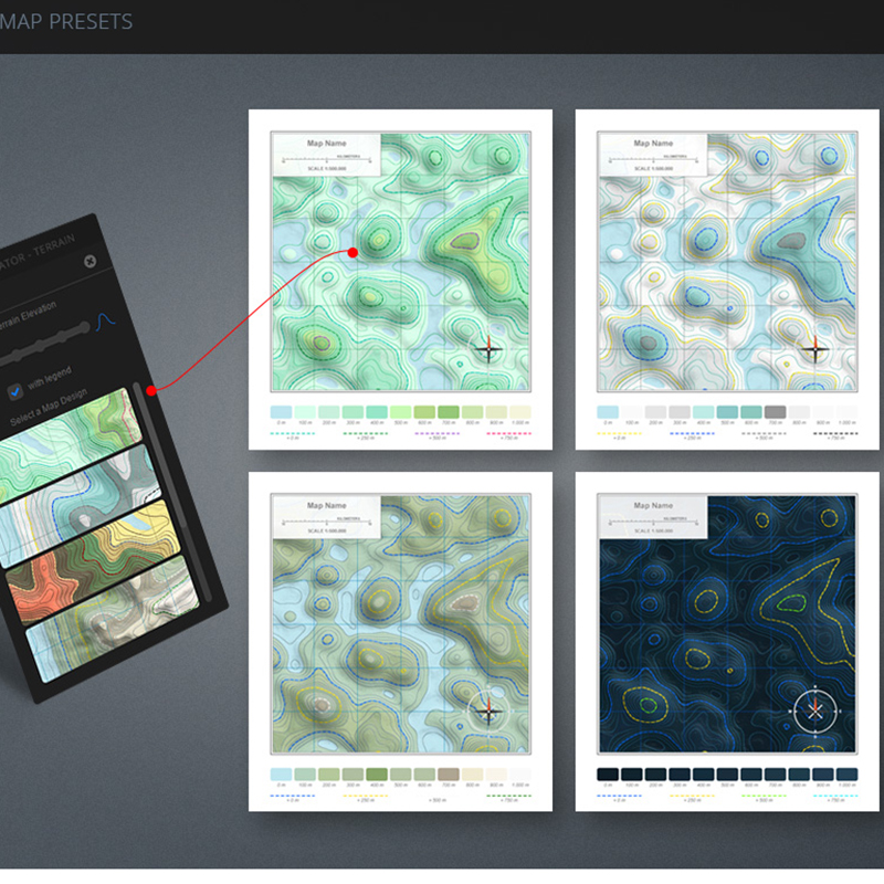 PS立体地图生成插件3D Map Generator Terrain 1.5+教程WIN/MAC汉-图0