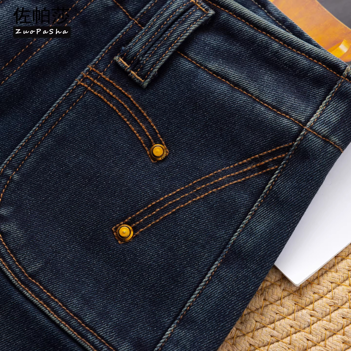 窄版直筒牛仔裤女2026年春秋新款深色高腰小个子显瘦微喇阔腿裤子,淘宝优惠券,粉丝福利购,淘宝优惠卷