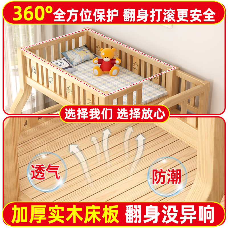 实木上下床双层床两层高低床双人床小户型上下铺木床儿童床子母床