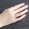 Frosted simple ring free engraving couple fashion