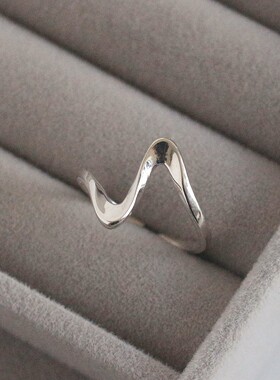 轻奢莫比乌斯925银可调节女戒