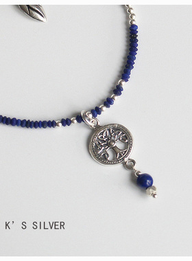 幸福树s925纯银配件女复古风手链