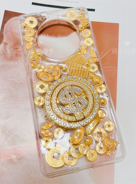 滴胶成品手机壳定制元宝算盘DIY