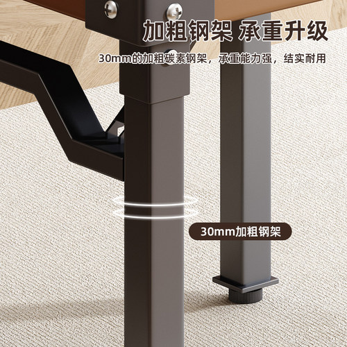 掼蛋专用桌家用折叠桌小户型餐桌棋牌麻将桌子出租屋正方形四方桌 - 图3