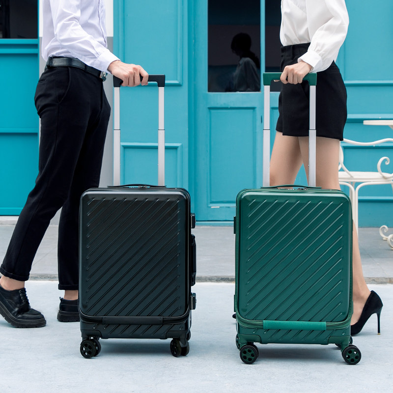 前置女24寸小型20电脑登机拉杆箱子 zefer旅行箱