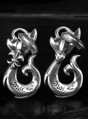 BillWallLeather双鱼尾系列吊坠