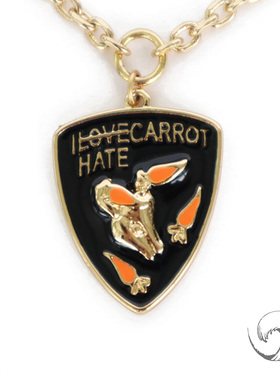 国潮项链金属VSCHMA兰博基尼车标