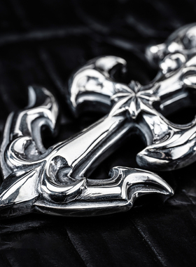 BWL授权正品925素银船锚吊坠