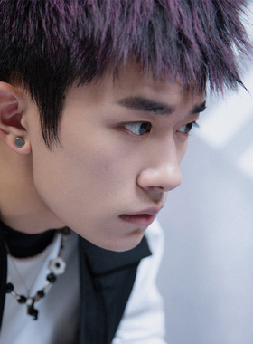 SALUTE黑色音符珍珠项链