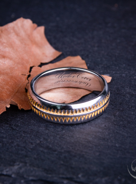 国内现货高桥盾银戒指纹身图腾