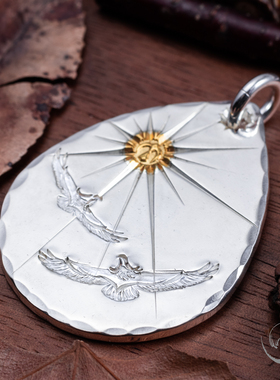 手工制作吊坠菊地键金银通用