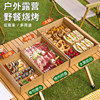 Picnic box, a must-have for disposable camping storage