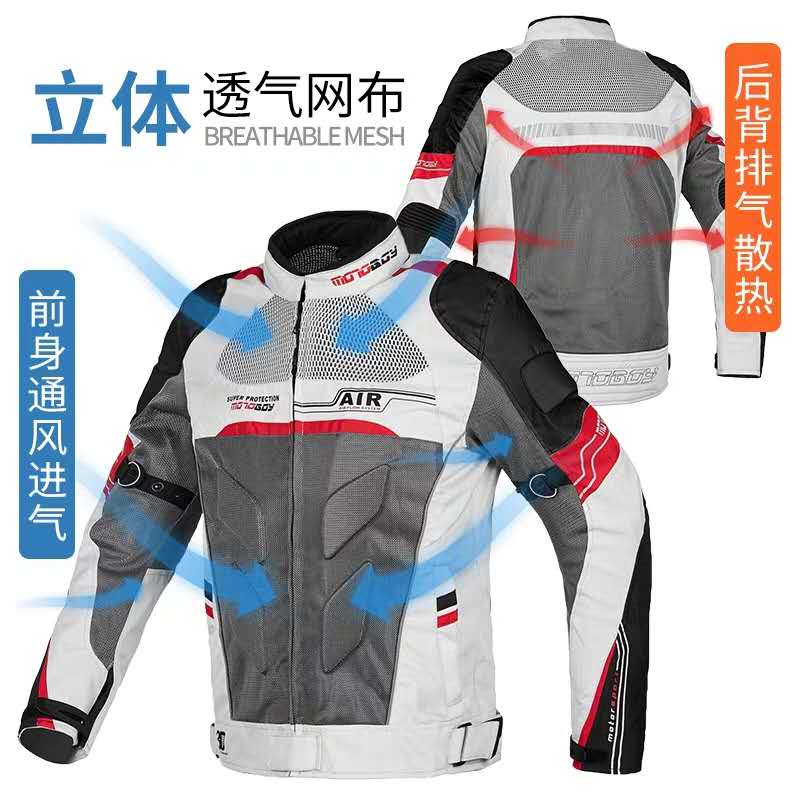 新款MOTOBOY骑行服男摩托车防摔机车服冬季保暖防水装备四季清仓 - 图0