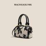 Гонконг Light Luxury Mach & Kili MK Niche Nishe Boston Printed Handbaring маленькая сумка женская сумка с высоким уровнем