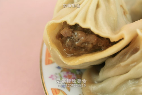 正宗无锡小笼包芦庄老店小笼馒头鲜肉汤包30只 早餐包子 顺丰冰鲜 - 图1