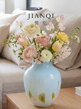JIANQI·简汔·彩色渐变琉璃花瓶