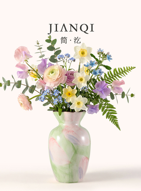 JIANQI·简汔·复古油画风花瓶