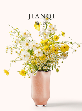 JIANQI·简汔·花瓶琉璃轻奢摆件