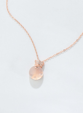 2022新款s925纯银福袋项链女锁骨