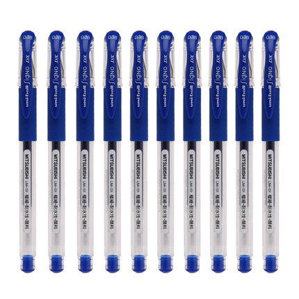 日本原装三菱UM-151 中性笔 UM151 三菱水笔0.38mm 三菱笔芯UMR-1 - 图2