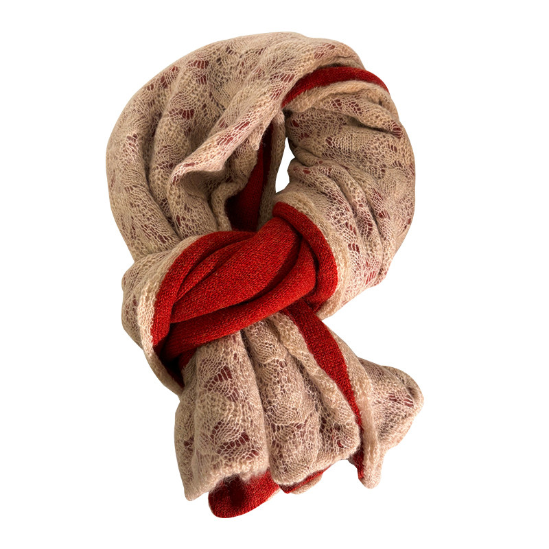 ji罕见！意大利宫廷蕾丝针织Cashmere纯山羊绒围巾冬季女加厚披肩,淘宝优惠券,粉丝福利购,淘宝优惠卷