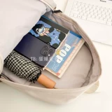 Модный трендовый вместительный и большой школьный рюкзак для путешествий, городской стиль, простой и элегантный дизайн, подходит для студента