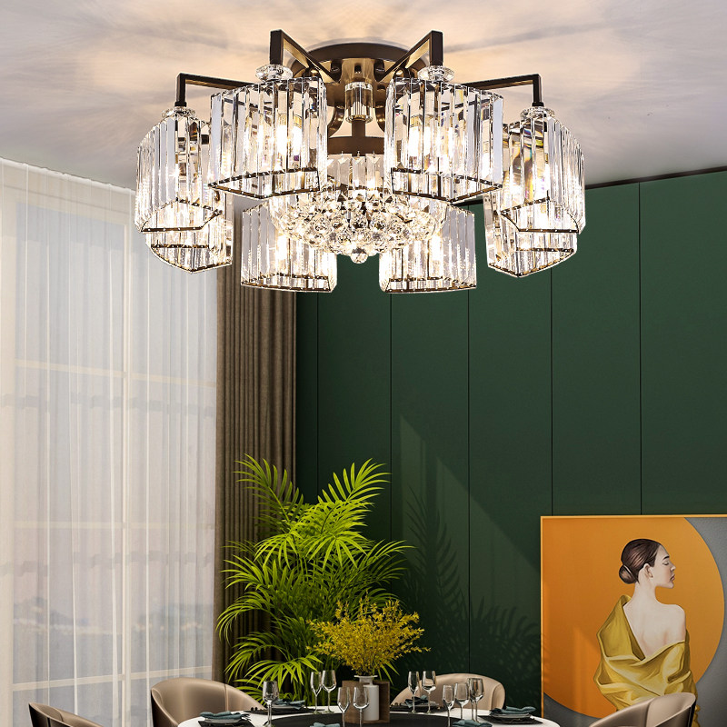简约现代大气客厅主灯水晶灯轻奢高级感卧室吸顶灯具豪华大厅大灯,淘宝优惠券,粉丝福利购,淘宝优惠卷
