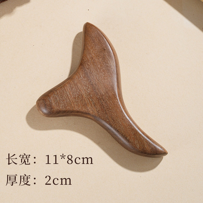 檀木三角雀  紫光檀三角雀按摩穴位点穴棒刮痧按摩经络锥足刮痧板,淘宝优惠券,粉丝福利购,淘宝优惠卷
