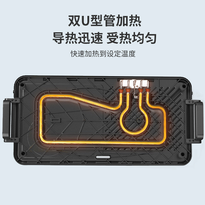 【抢购k6】利仁电烤炉家用电烤烧烤炉 LIVEN利仁烧烤炉