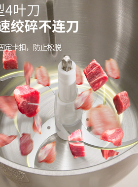 【纯铜电机】利仁大容量绞肉家用