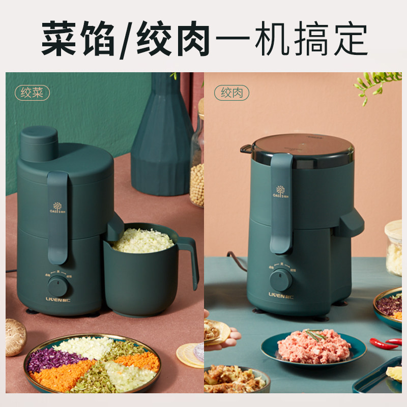 利仁绞肉机家用电动小型多功能搅拌 利仁电器绞肉/碎肉/绞菜机