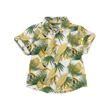 Летняя тонкая пляжная детская хлопковая рубашка для мальчиков, детская одежда