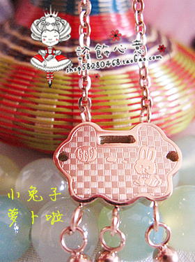 钛钢铃铛配饰韩国锁骨链