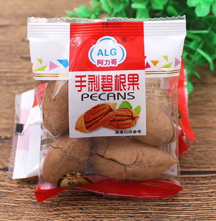 阿力哥手剥碧根果独立小包长寿果休闲零食袋装坚果炒货奶油味