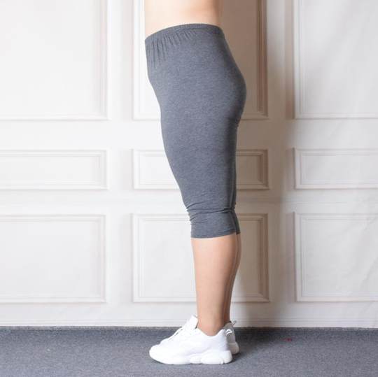 Modale Siebenpunkt-Leggings mit zusätzlichem Gewicht Plus-Größe Fett MM200Jin [Jin entspricht 0,5 kg] 300jin [Jin ist gleich 0,5 kg] für die Sommerdünn-7-Punkte-Medienhose für Frauen