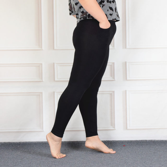 Modal pocket fat mm stretch leggings ແຫນ້ນ
