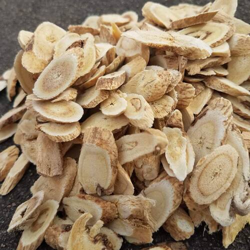 散装新产地大兴安岭新北黄芪整枝切片可干嚼豆香500g配送袋装 - 图0