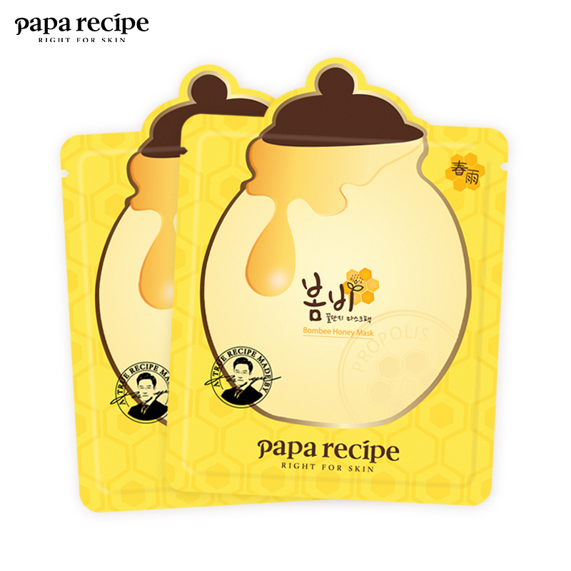 韩国papa recipe进口春雨蜂蜜面膜补水亮肤滋养面膜*10片正品 - 图3