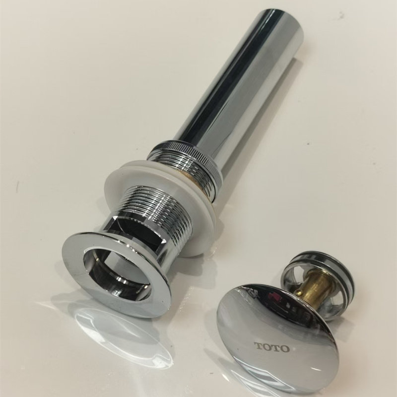 TOTO下水器铜洗手盆台盆配件卫生间按压弹跳下水带提篮下水口通用,淘宝优惠券,粉丝福利购,淘宝优惠卷