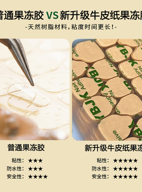 超粘薄款防水双面孕妇每片果冻胶