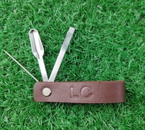 External belt convenient smoke cutter press rod three-in-one multifunctional tobacco bucket seat stainless steel tobacco fighting accessories Tobacco Hopper fighting tool