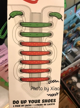 现货英国彩色拼接运动草莓鞋带