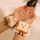Cute Cheese Toast Face Wash Wrist Strap Waterproof Wet Sleeve